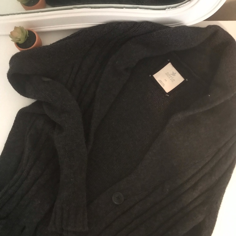 Dark grey cardigan